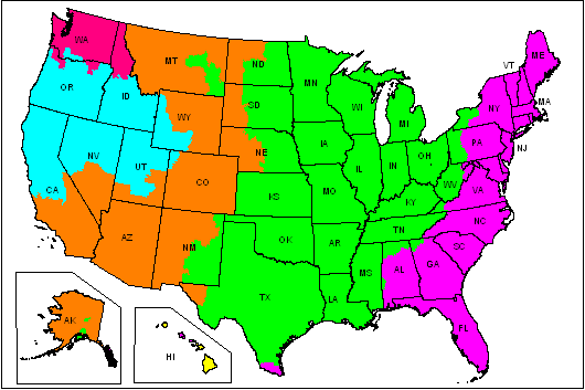 Fedex Ground Shipping Map